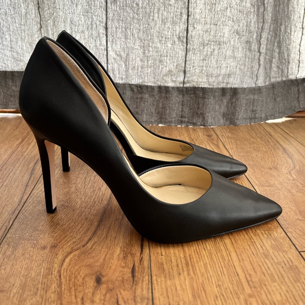 Jessica Simpson Black Prizma D’Orsay Pointed Toe Heel (Size 8.5) - Picture 3 of 9